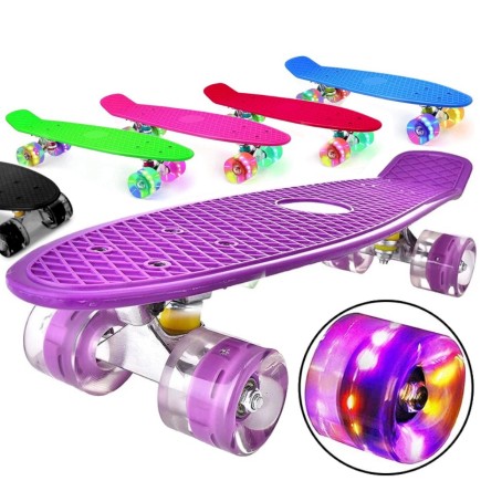 DESKOROLKA ŚWIECĄCE KÓŁKA FISZKA RÓŻNE KOLORY