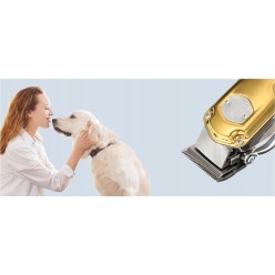 Profesjonalna Bezprzewodowa Maszynka Trymer do Strzyżenia Zwierząt Wysoka Jakość Wykonania 6 Nakładek 1mm-13mm