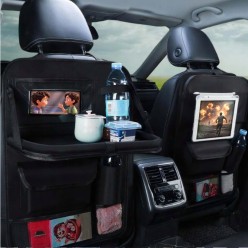 Wielofunkcyjny Organizer Samochodowy z Półką i Okienkiem na Tablet
